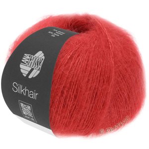 Lana Grossa silke mohair - kirsebærrød